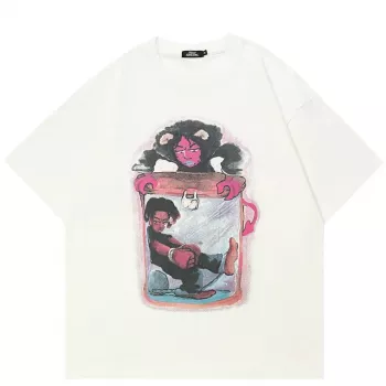 Unisex Funny Graphic Cotton Tee: Soft Fit, Easy Style